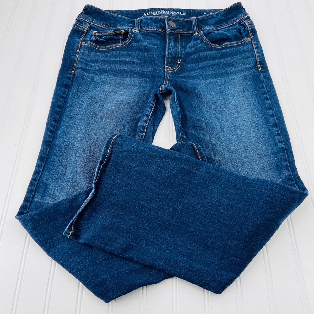 American Eagle Jeans kick boot stretch sz 12 short